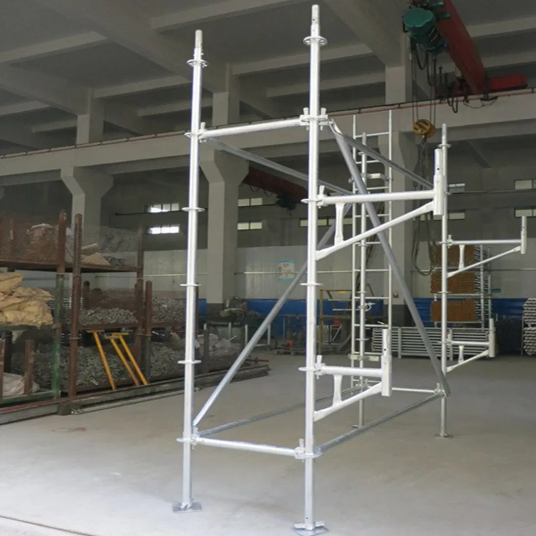 Galvanized Steel Ringlock Scaffolding Layher All Round Scaffolding System En12811