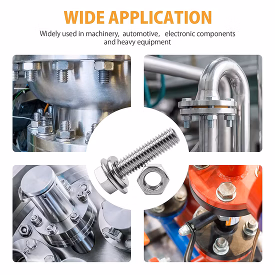 SS304 Wholesale Sales Hex Bolt A2 A4 Stainless Steel Hexagon Bolt