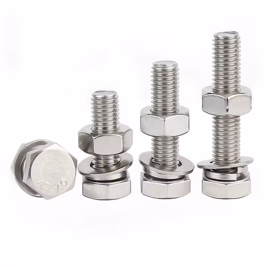 SS304 Wholesale Sales Hex Bolt A2 A4 Stainless Steel Hexagon Bolt